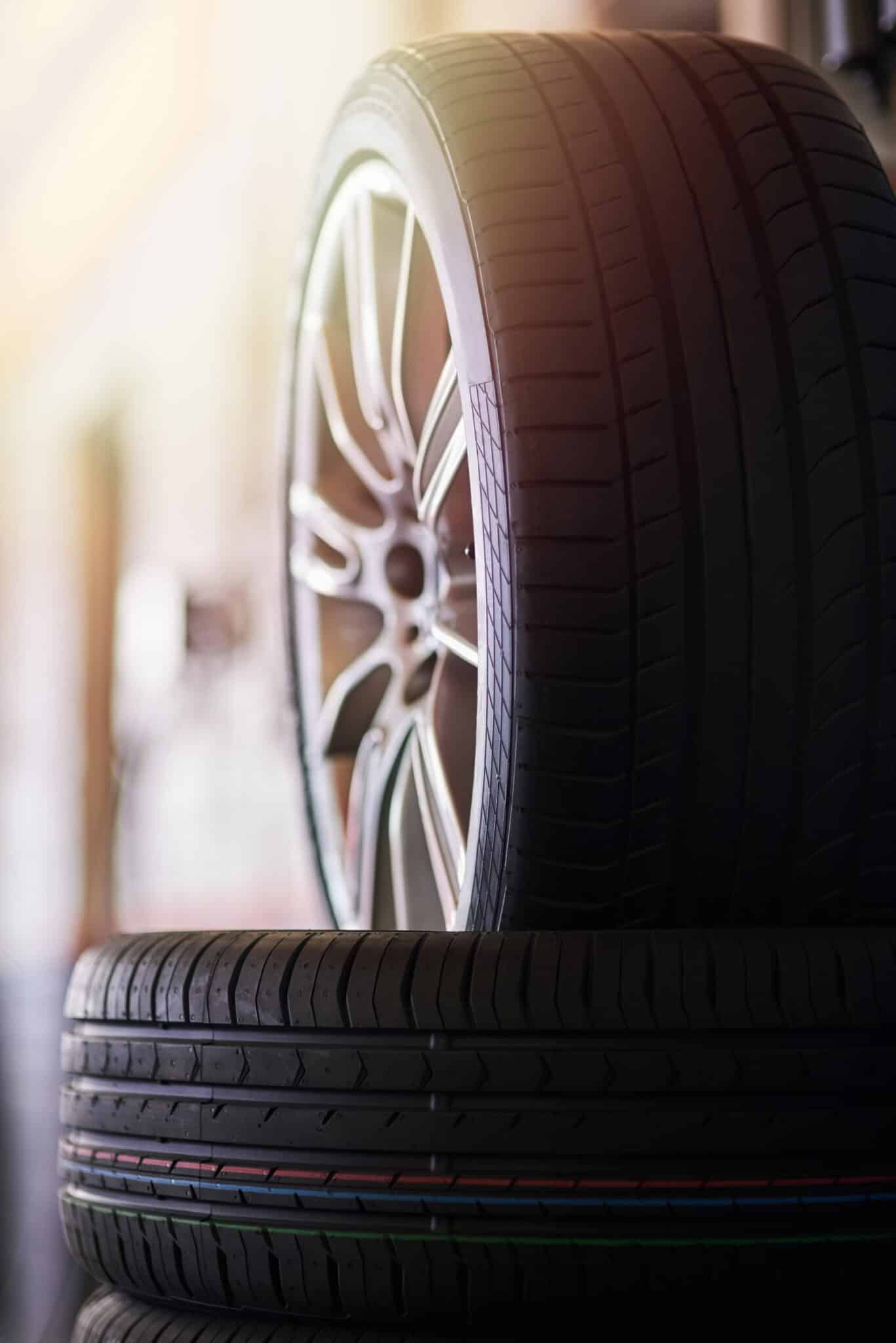 Marquage 185/60 R13 sur le flanc d'un pneu de voiture